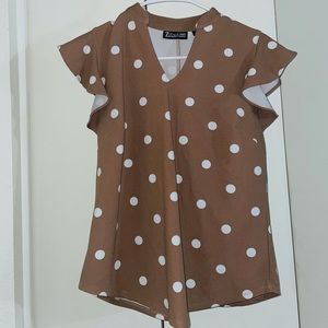 Short sleeve blouse / Size: S